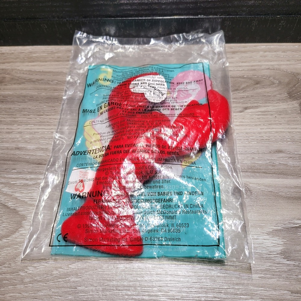 Ty Beanie Baby McDonald's Pinchers Sealed In The Bag